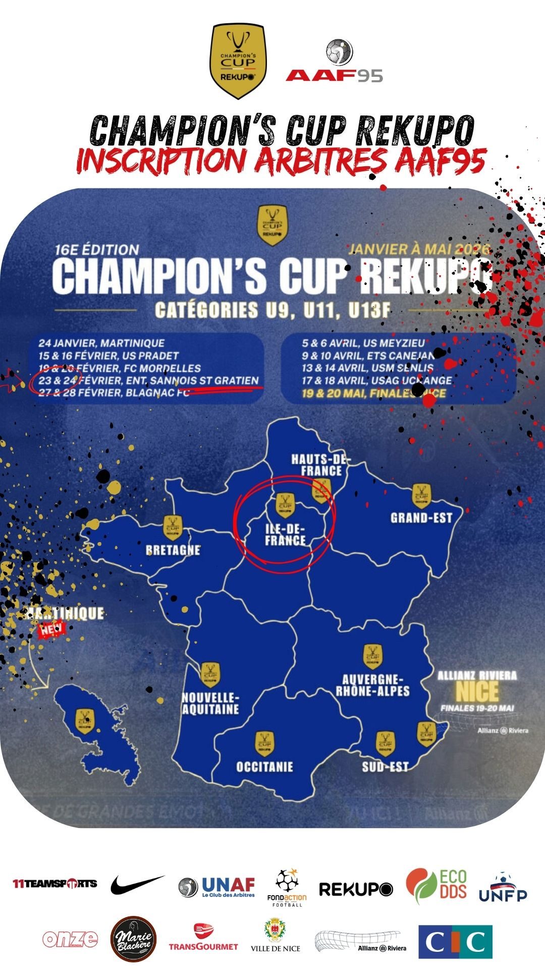 Affiche — Champion's Cup Rekupo — finale nationale