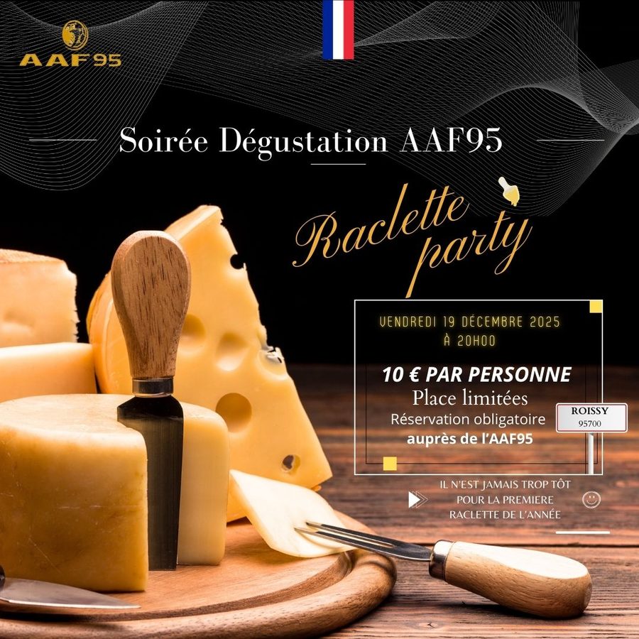 Affiche — Soirée dégustation : raclette party et tables de jeux