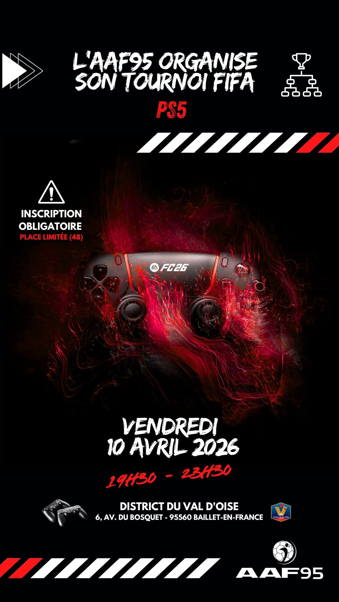 Affiche — Tournoi FC26 sur PS5